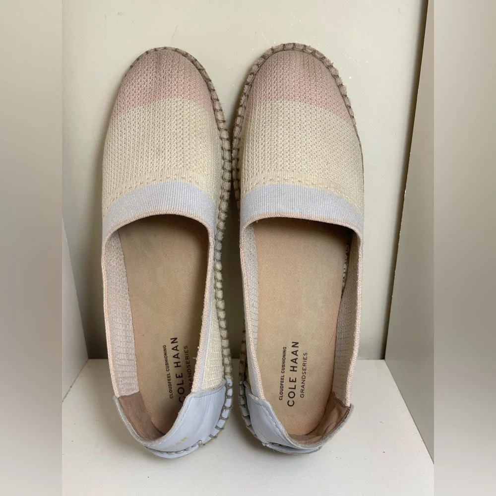 Cole Haan Cloudfeel Stitchlite Espadrille Tricolor Womens Size 10.5